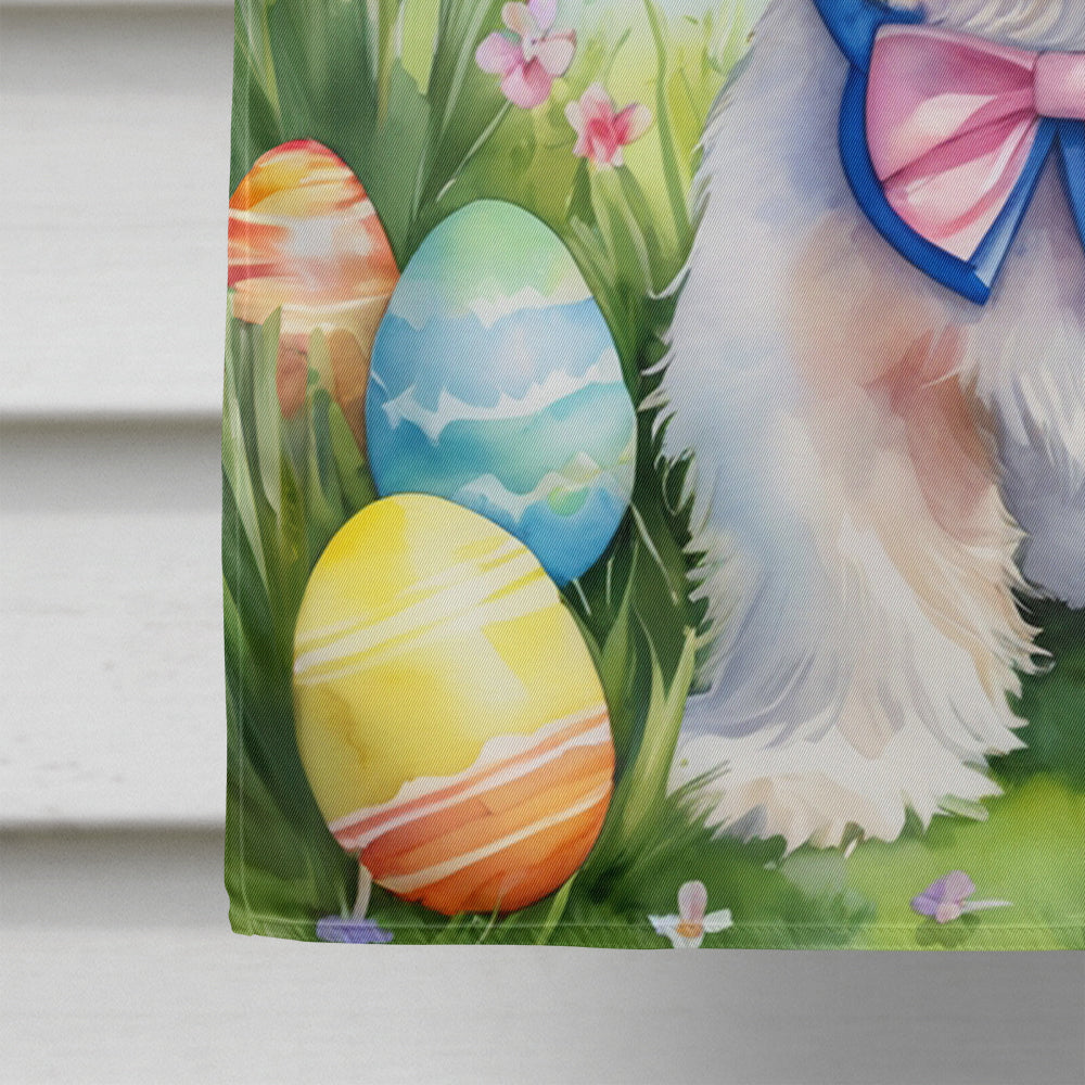 Shih Tzu Easter Egg Hunt House Flag Image 4