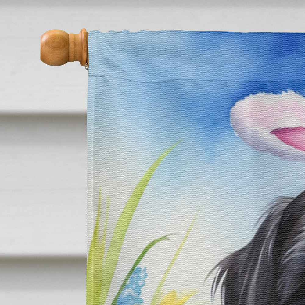 Shih Tzu Easter Egg Hunt House Flag Image 3