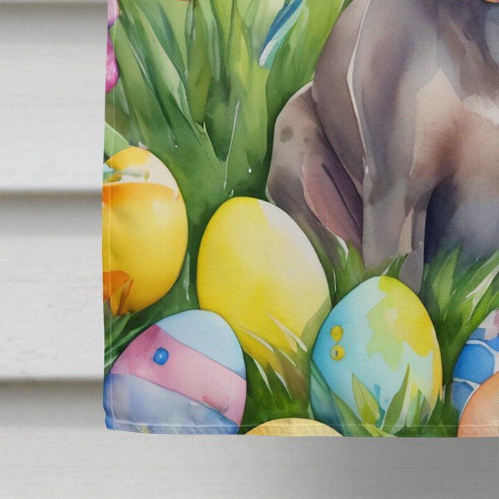 Weimaraner Easter Egg Hunt House Flag Image 4