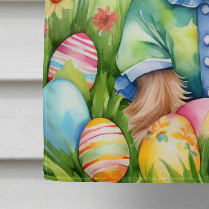 Yorkshire Terrier Easter Egg Hunt House Flag Image 4