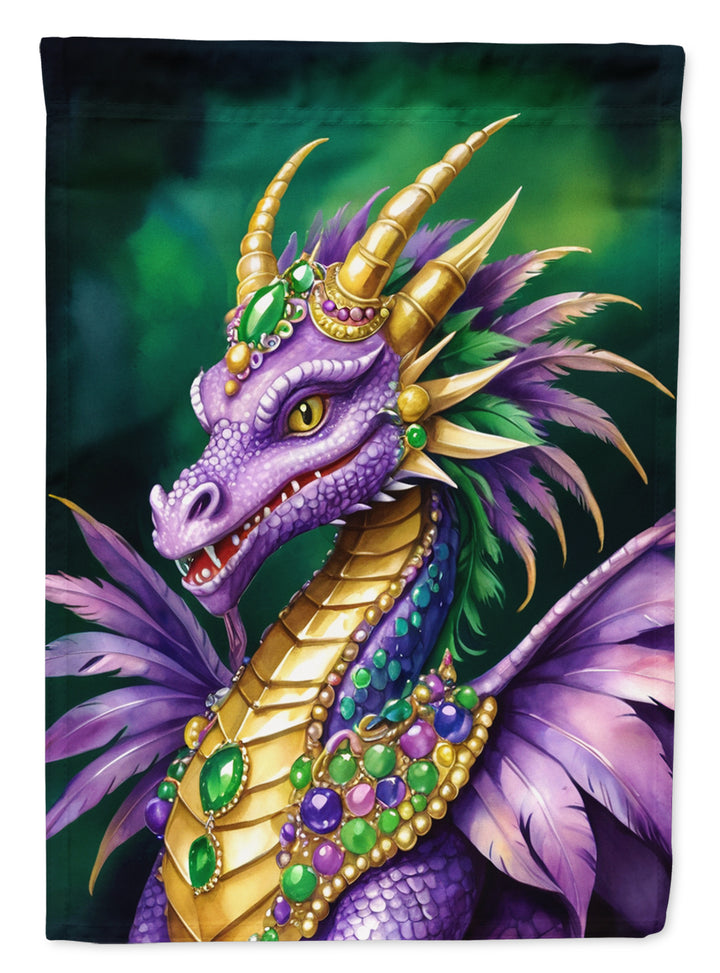 Dragon King of Mardi Gras Garden Flag Image 1