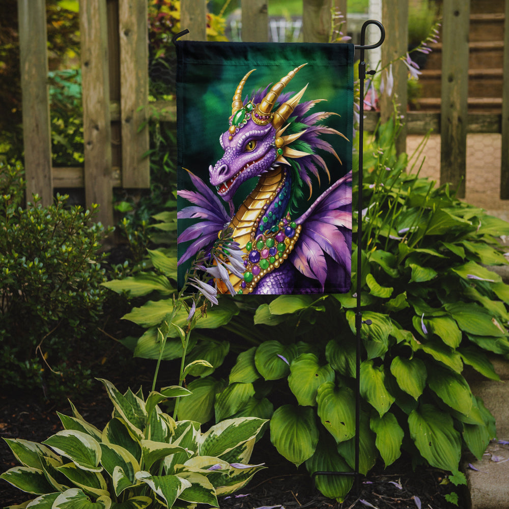 Dragon King of Mardi Gras Garden Flag Image 2