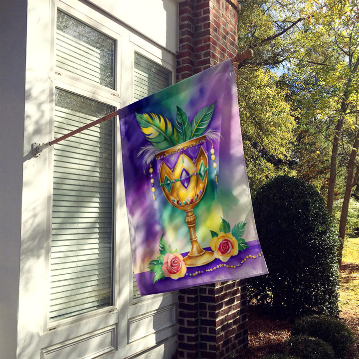 Goblet Mardi Gras House Flag Image 2