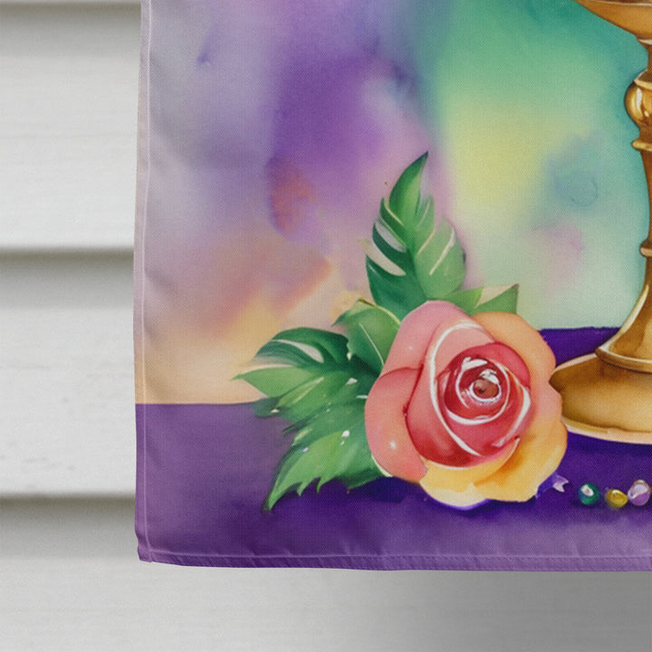 Goblet Mardi Gras House Flag Image 4