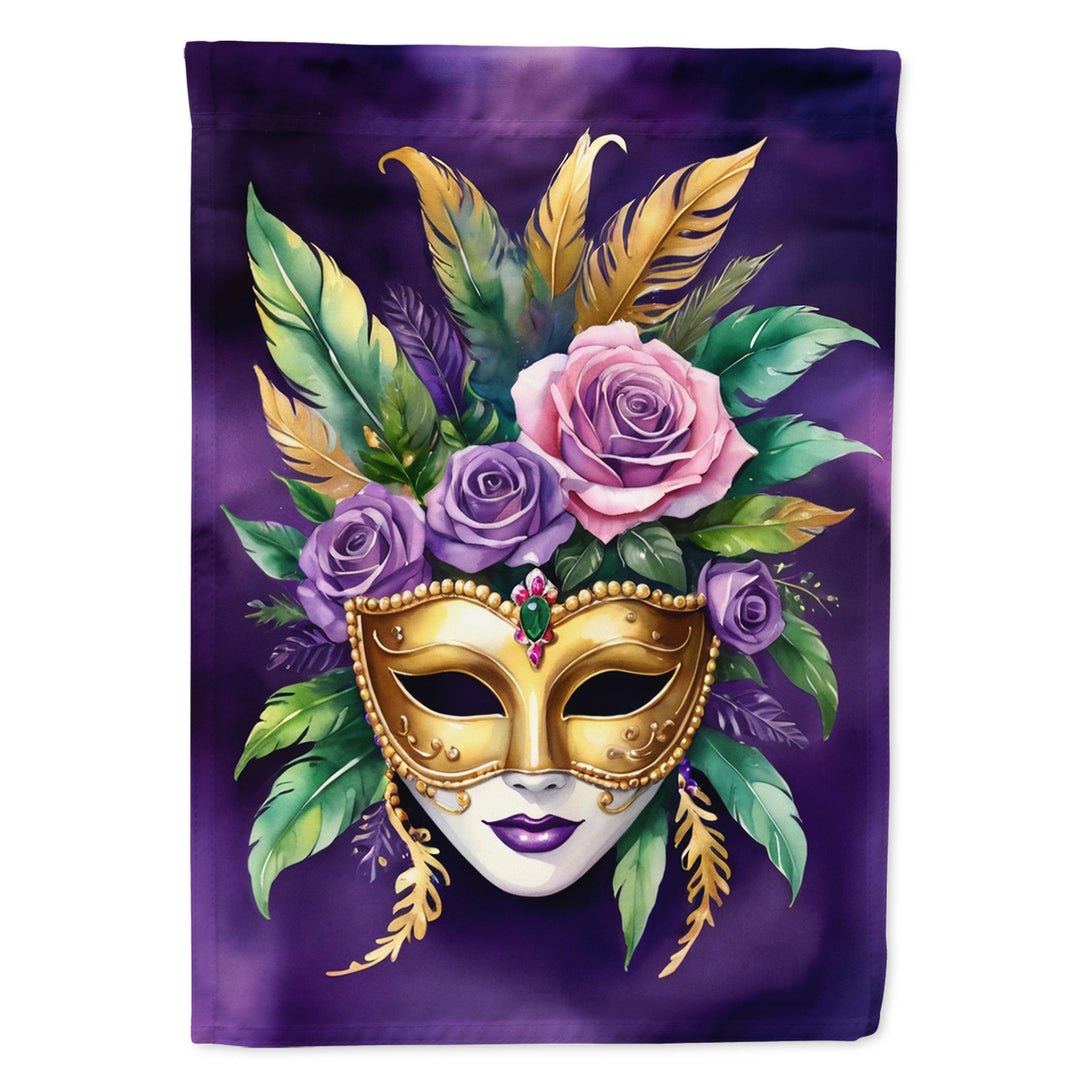 Mask Mardi Gras House Flag Image 1