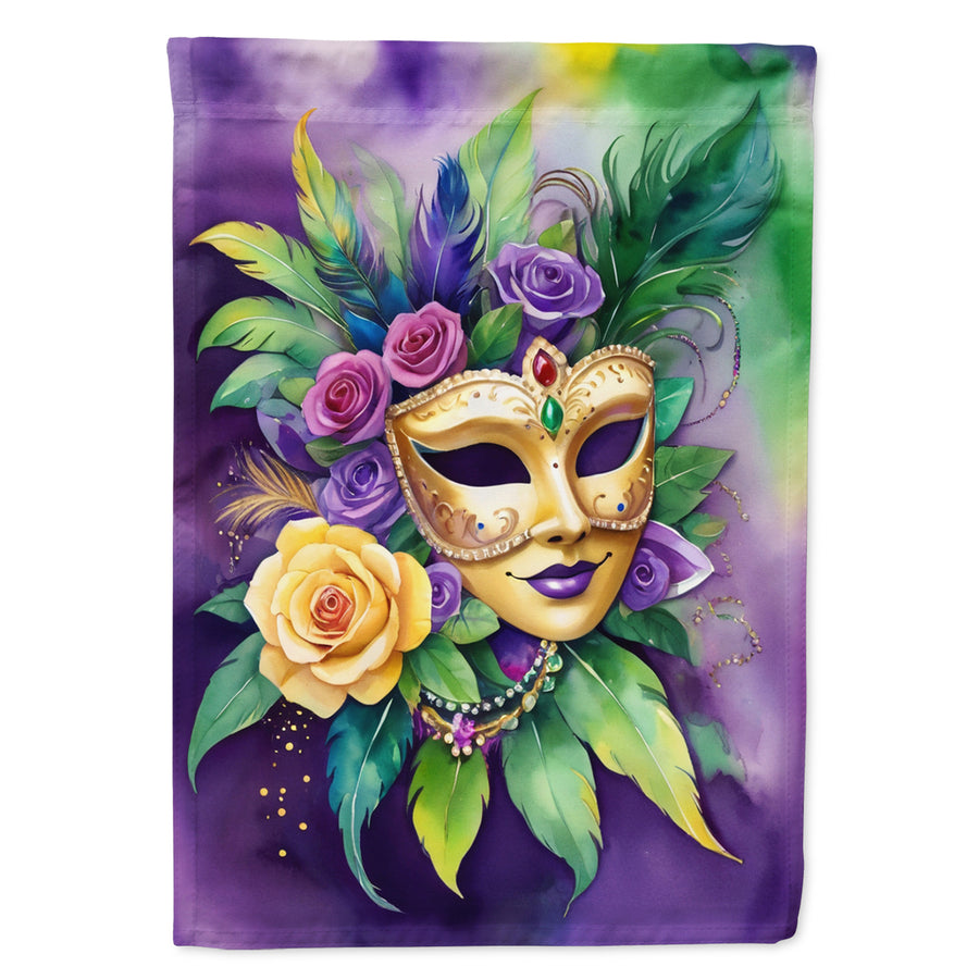 Mask Mardi Gras House Flag Image 1