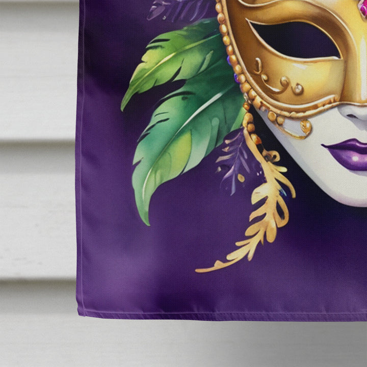 Mask Mardi Gras House Flag Image 4