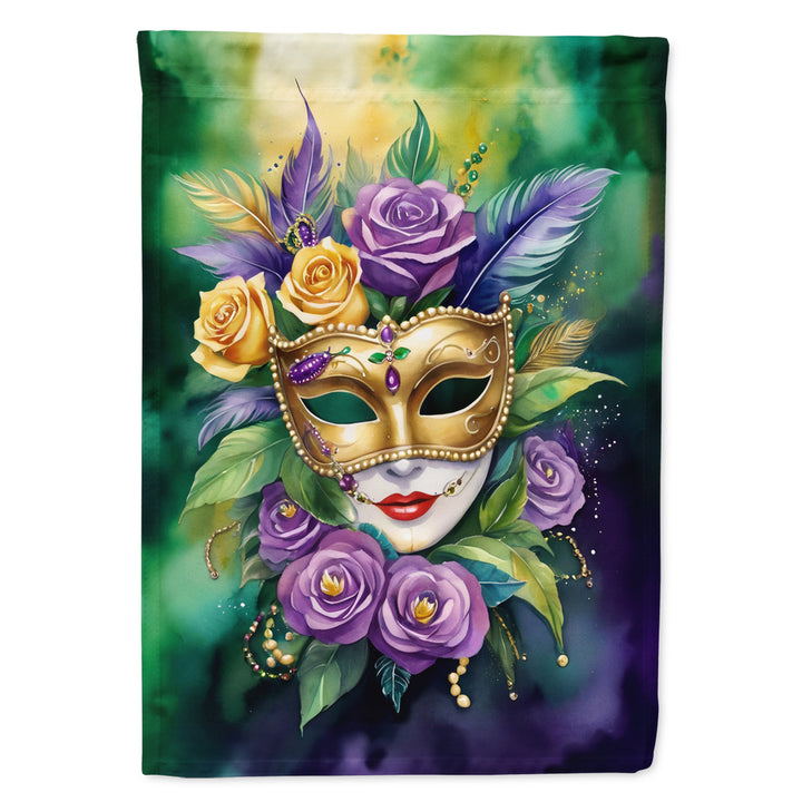 Mask Mardi Gras House Flag Image 1