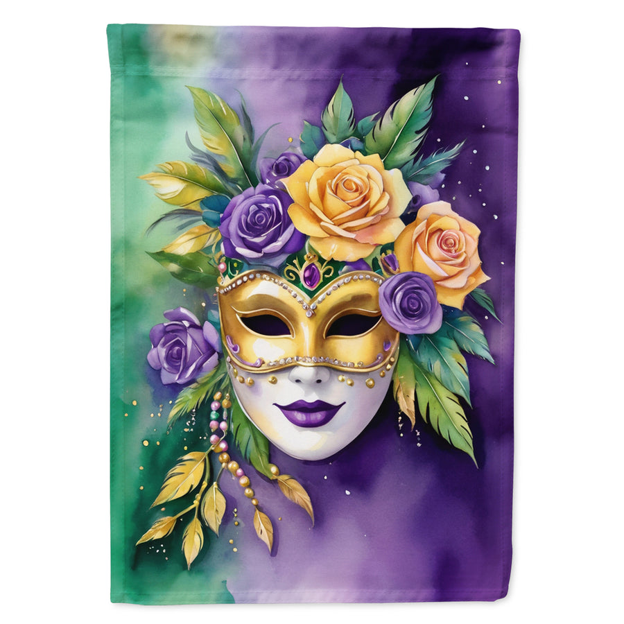 Mask Mardi Gras House Flag Image 1