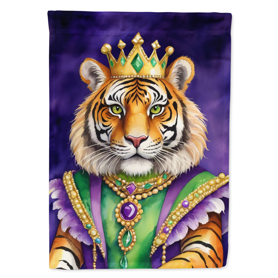 Tiger the King of Mardi Gras House Flag Image 1