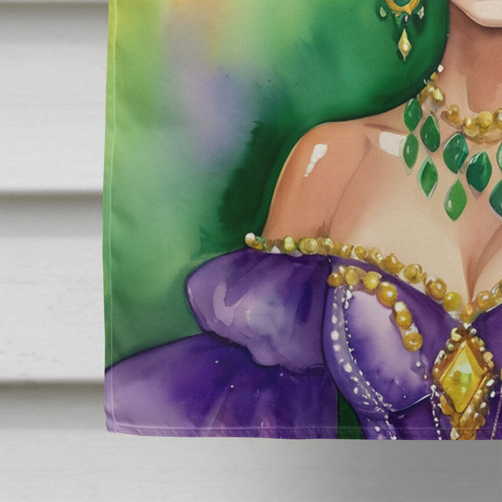 Queen of Mardi Gras House Flag Image 4