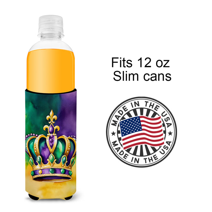 Kings Mardi Gras Crown Hugger for Ultra Slim Cans Image 4