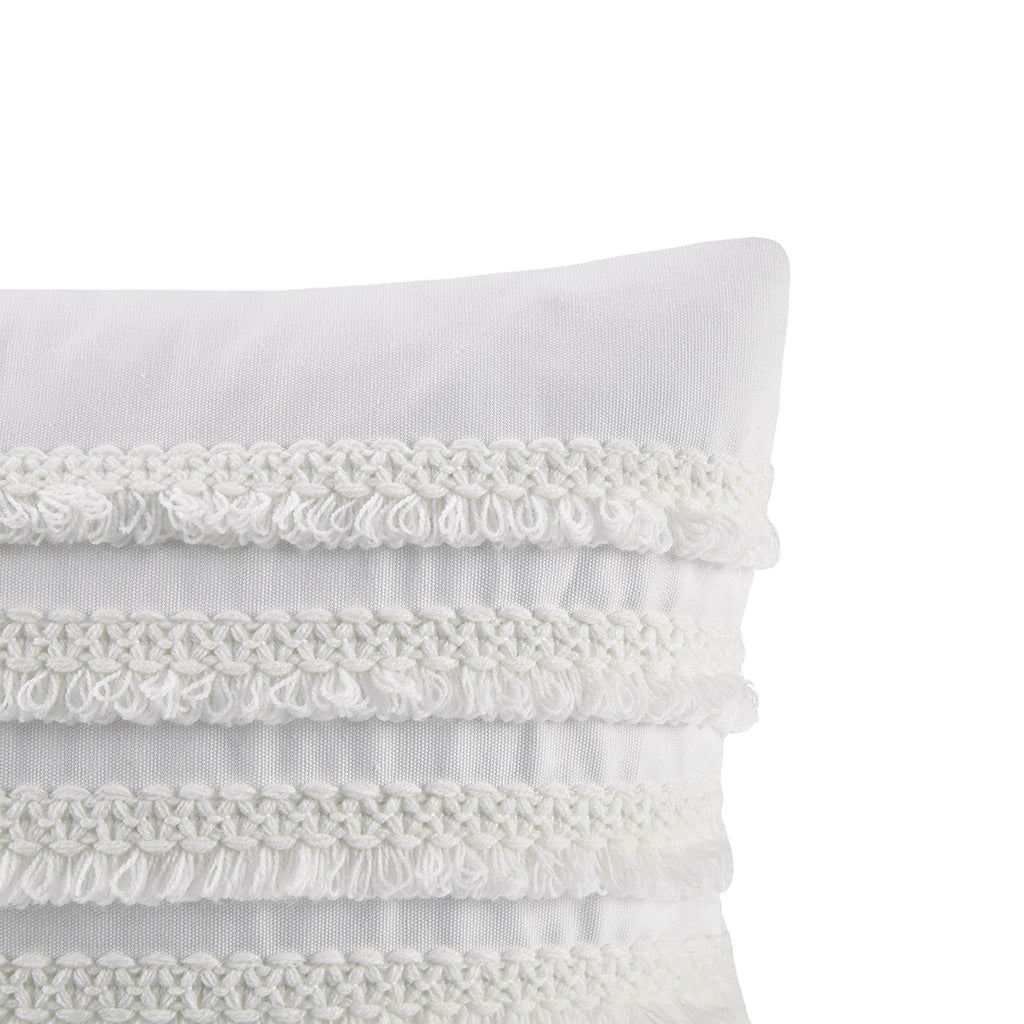 Gracie Mills Tisha Artisanal Cotton Oblong Pillow - GRACE-13340 Image 2