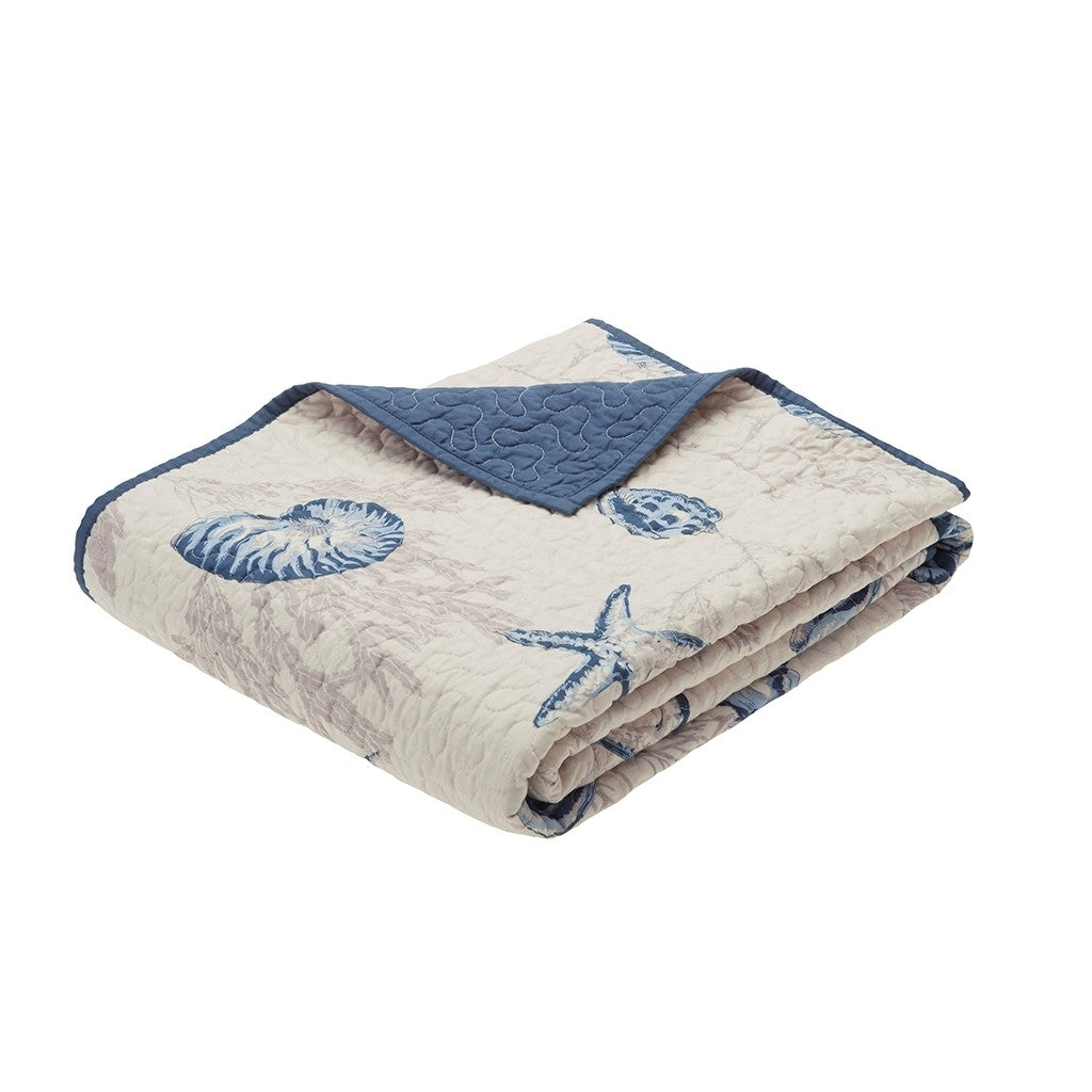 Gracie Mills Villanueva Coastal Charm Oversized Quilted Throw Blanket - GRACE-3650 Image 2