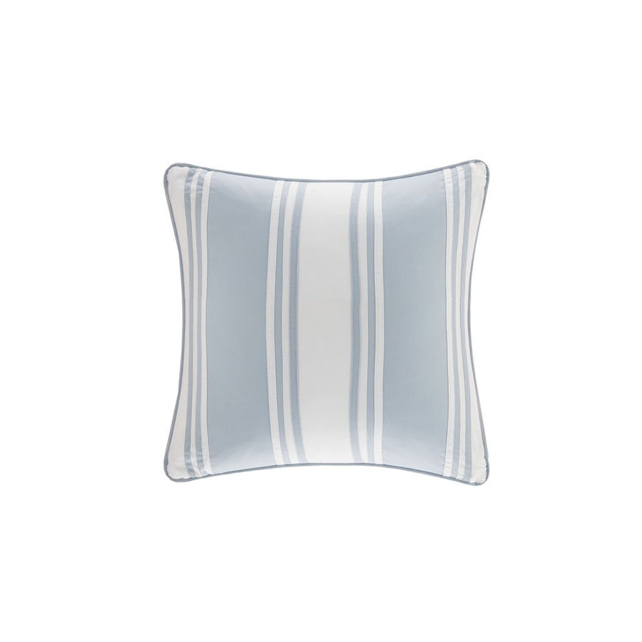 Gracie Mills Ramos Coastal Inspired Pieced Square Decorative Pillow - GRACE-693 Image 1