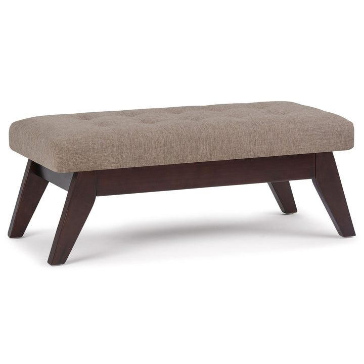 Draper Ottoman Bench in Linen Image 1