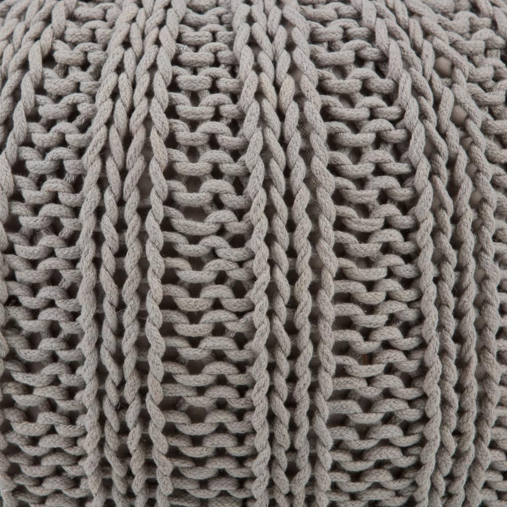 Shelby Round Pouf Image 9