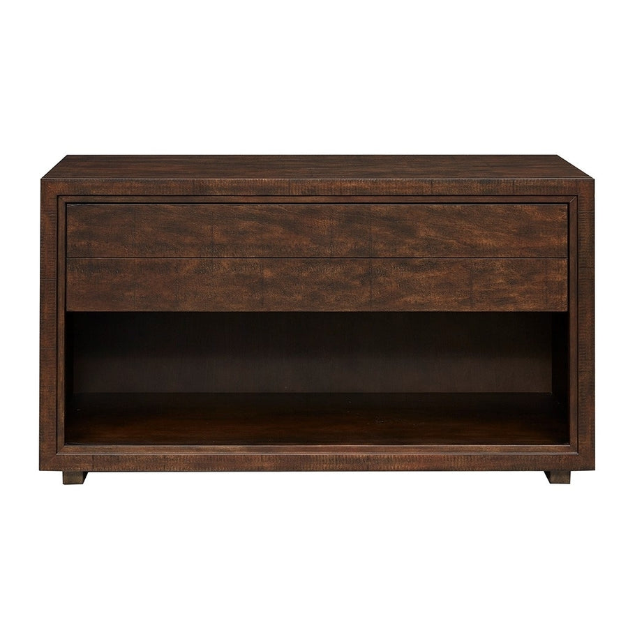 Gracie Mills Marcelo Dark Mahogany Console Table - GRACE-11065 Image 1