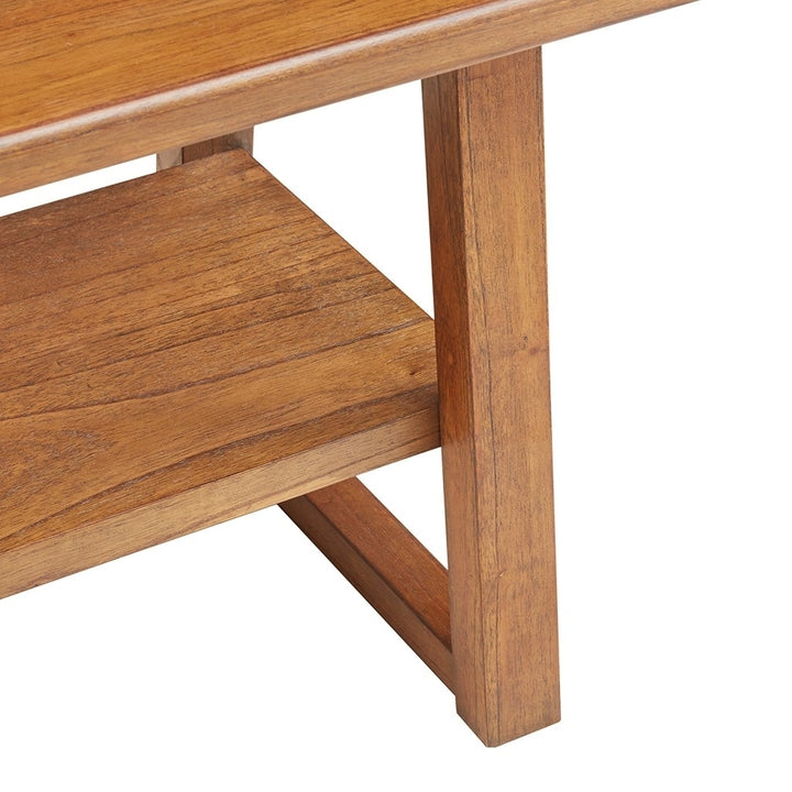 Gracie Mills Anika Solid Square Chestnut Side Table - GRACE-11049 Image 3