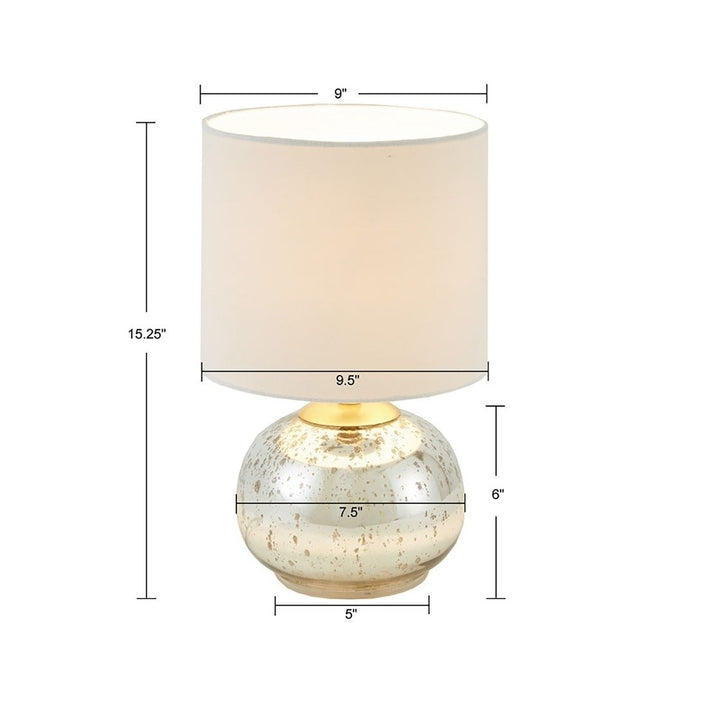 Gracie Mills Celsa Metallic Glass Table Lamp - GRACE-11413 Image 2