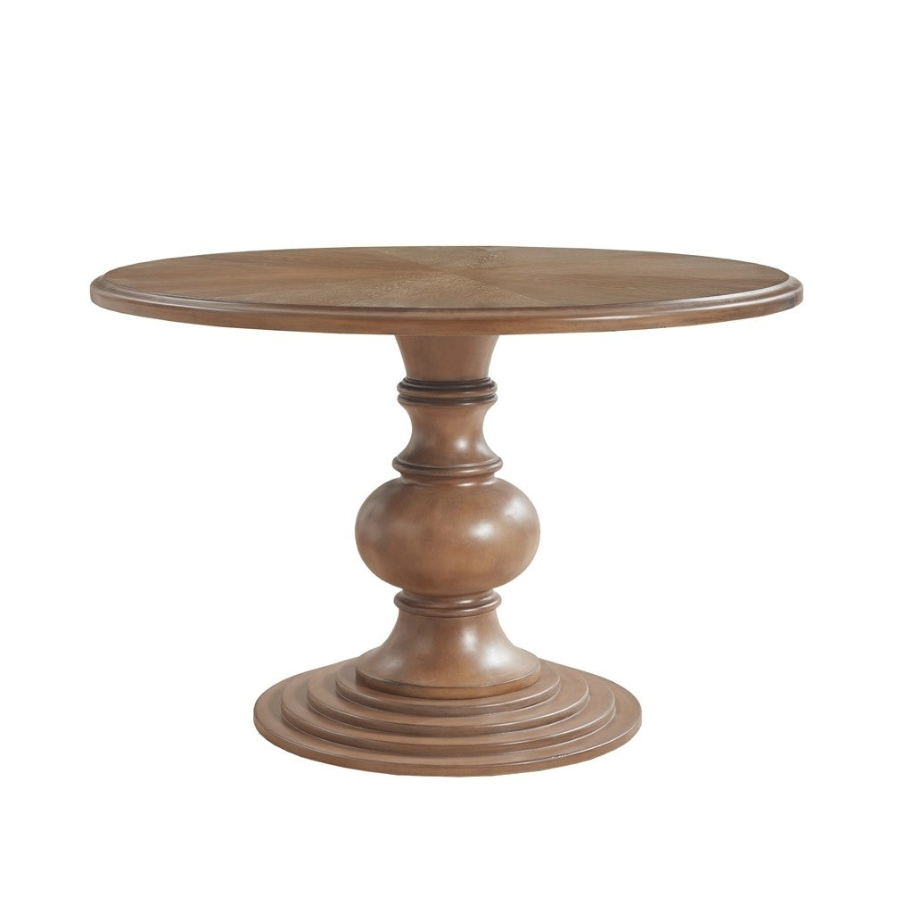 Gracie Mills Devin Classic Charm 46-Inch Round Pedestal Dining Table - GRACE-11791 Image 1