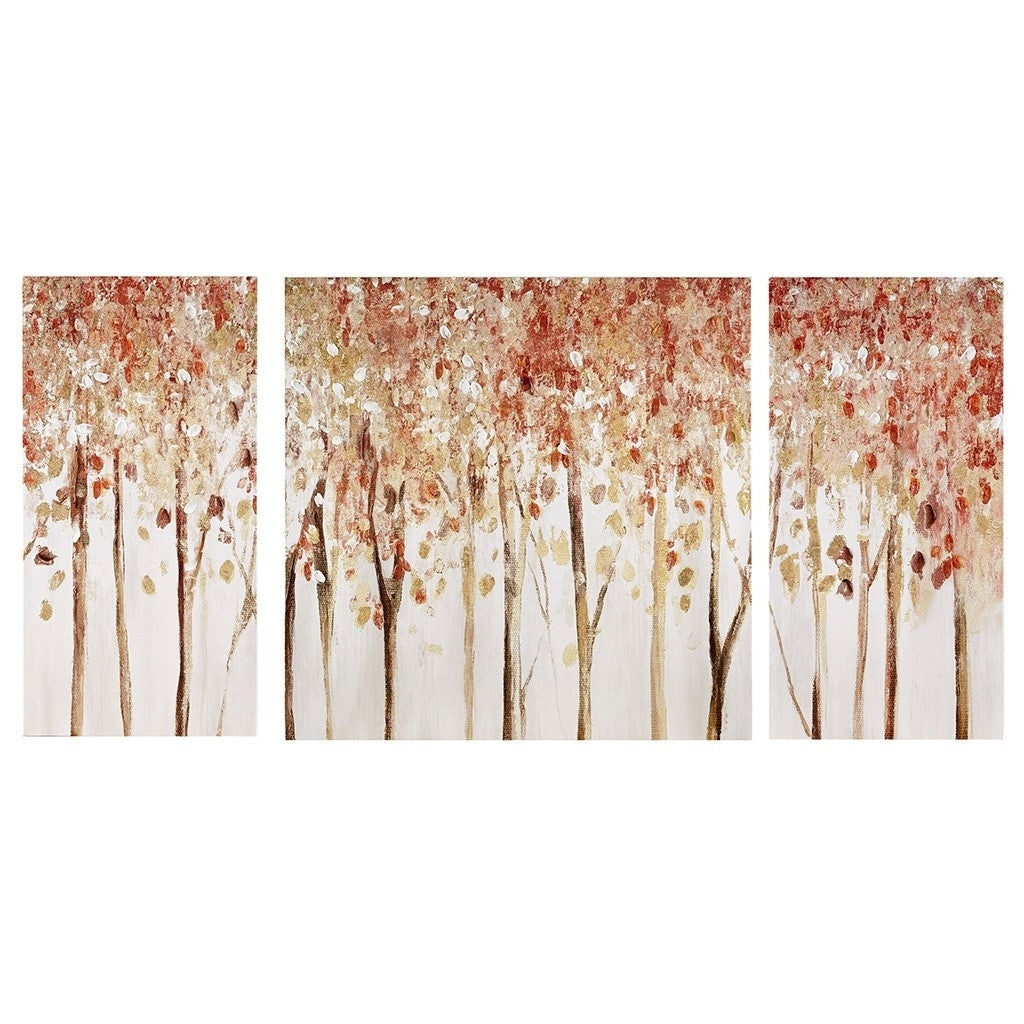 Gracie Mills Debora 3-Piece Textured Forest Scene Canvas Wall Art - GRACE-12155 Image 1