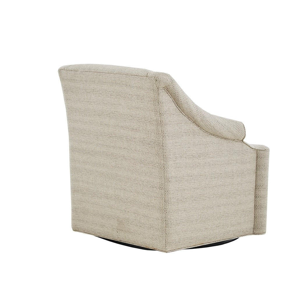 Gracie Mills Marley Transitional Tonal Swivel Glider Chair - GRACE-13068 Image 4