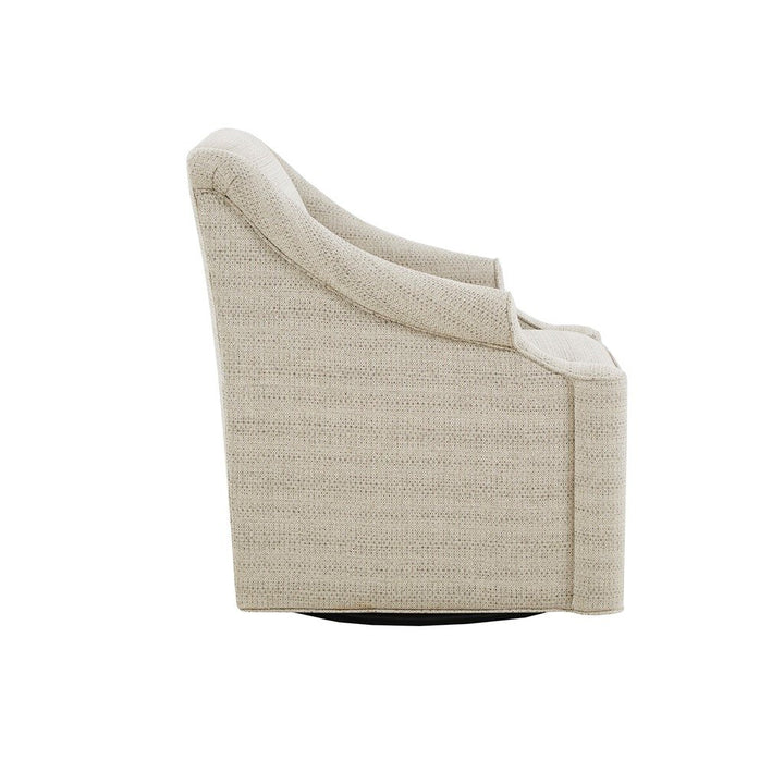 Gracie Mills Marley Transitional Tonal Swivel Glider Chair - GRACE-13068 Image 5