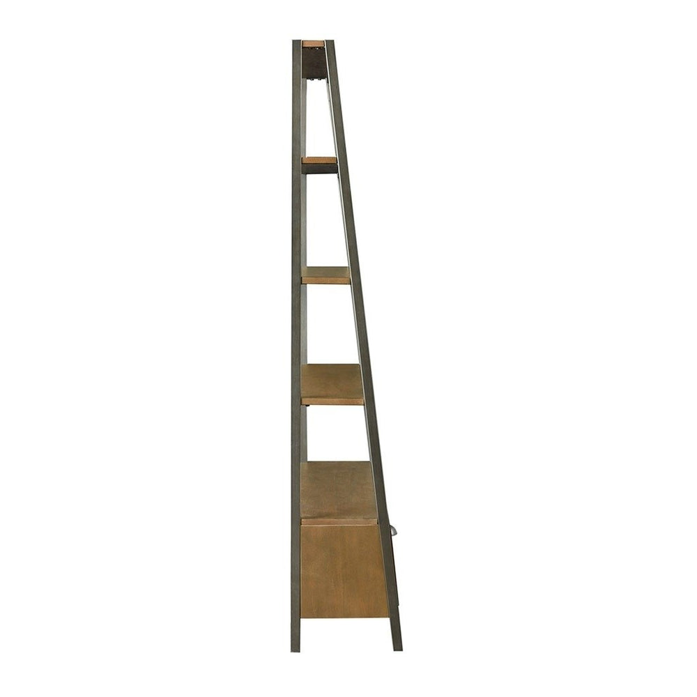 Gracie Mills Abbey Industrial Style Ladder Bookcase - GRACE-13206 Image 2