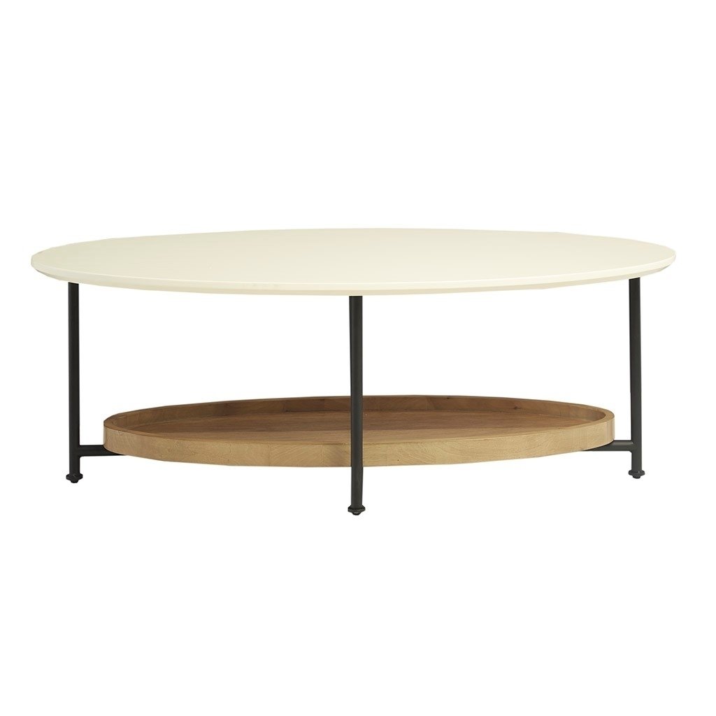 Gracie Mills Brisa Contemporary Oval CoffeeTable - GRACE-13763 Image 1