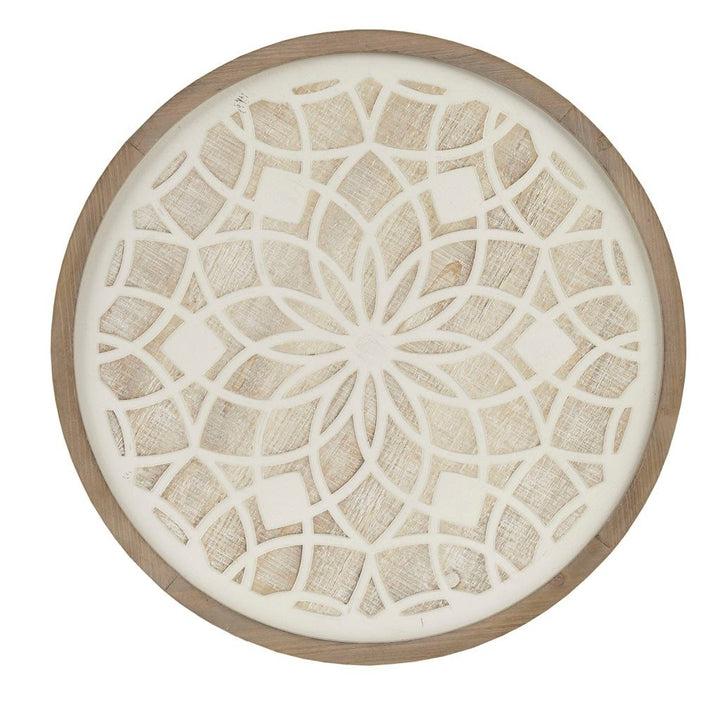 Gracie Mills Danielle Harmony in Circles Two-Tone Medallion Wall Art - GRACE-14245 Image 1