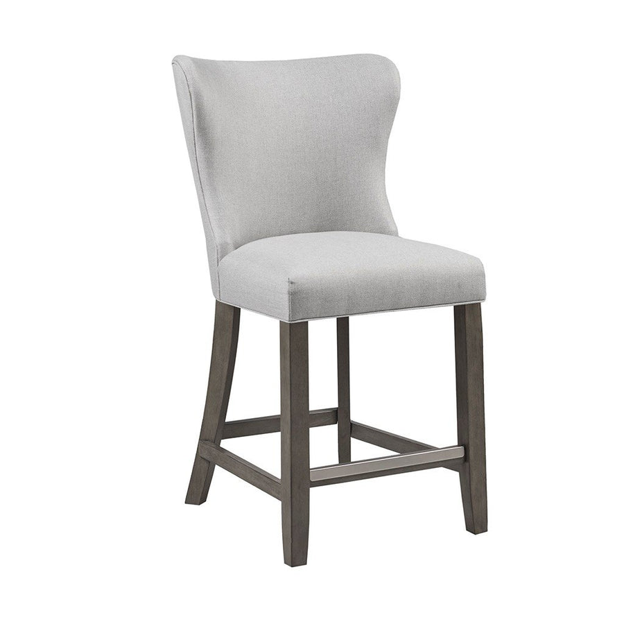 Gracie Mills Anastasia 25.5" Wing-Back Upholstered Counter Stool - GRACE-14316 Image 1