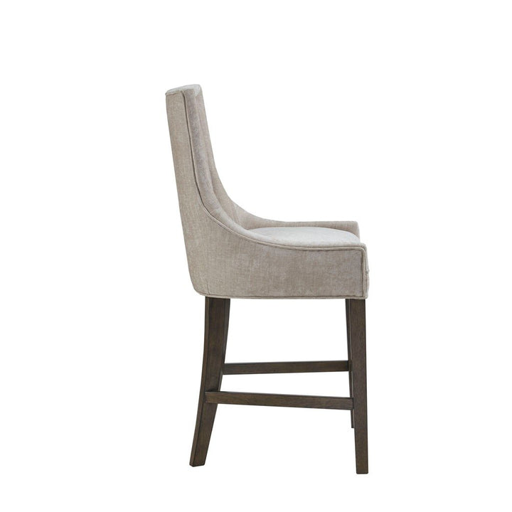 Gracie Mills Julienne 25.5" Upholstered Counter Stool Dining Accent Chairs - GRACE-14315 Image 3