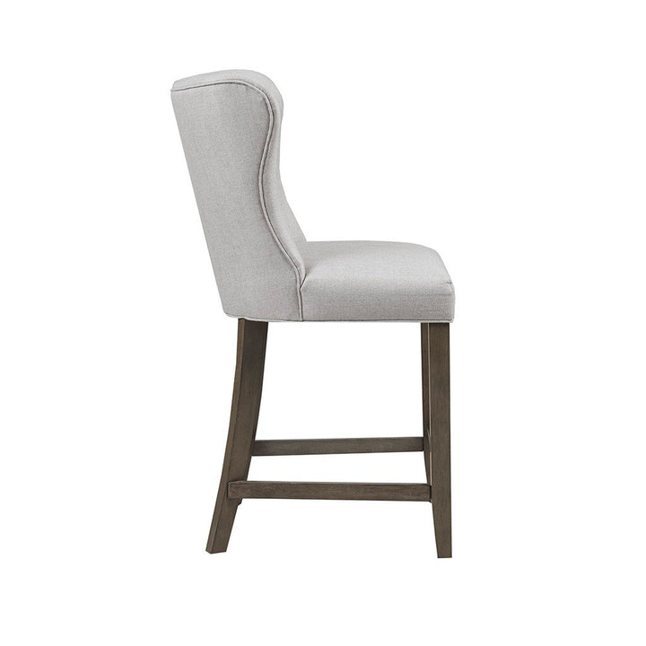 Gracie Mills Anastasia 25.5" Wing-Back Upholstered Counter Stool - GRACE-14316 Image 3