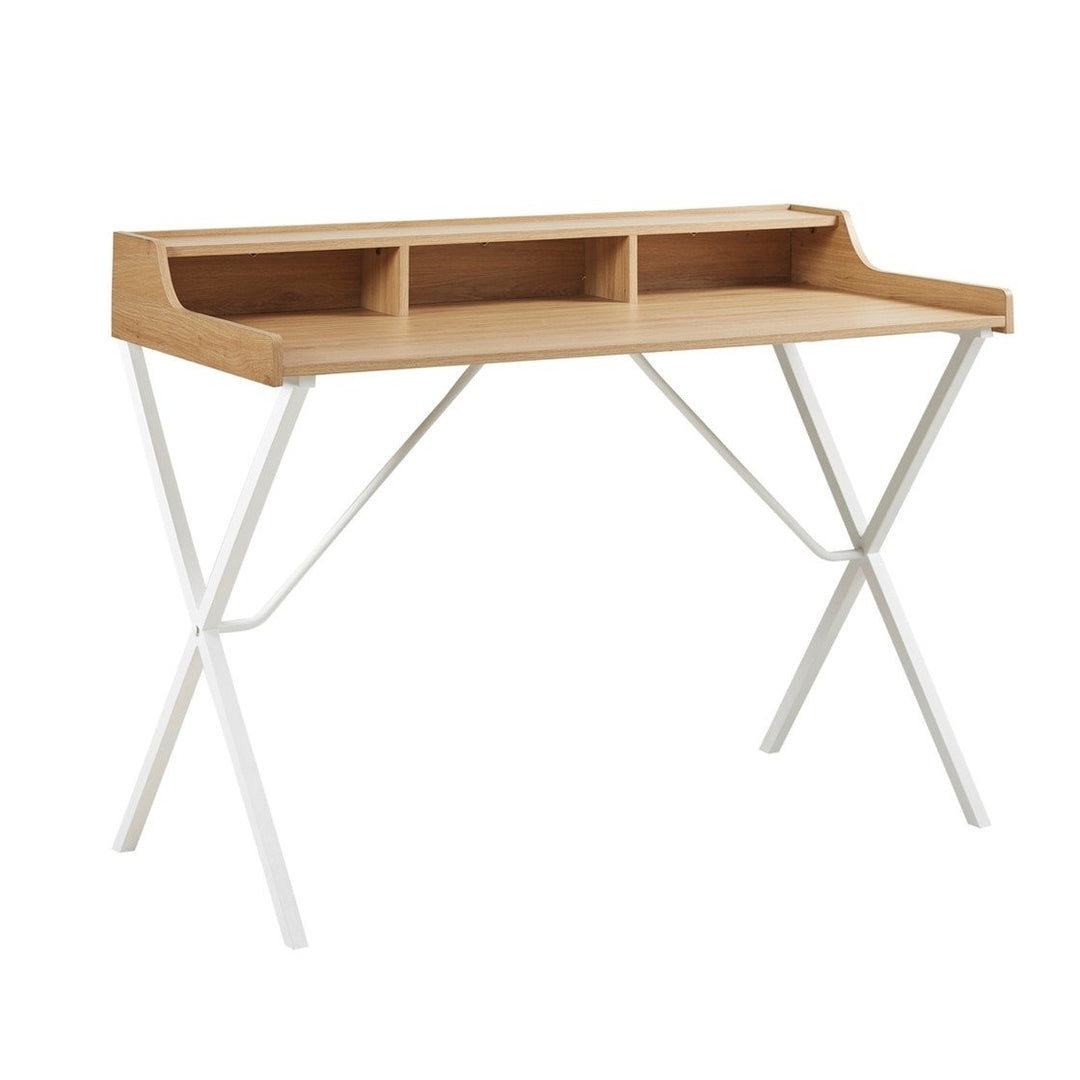 Gracie Mills Shelby Modern Writing Desk with Storage - GRACE-14372 Image 1