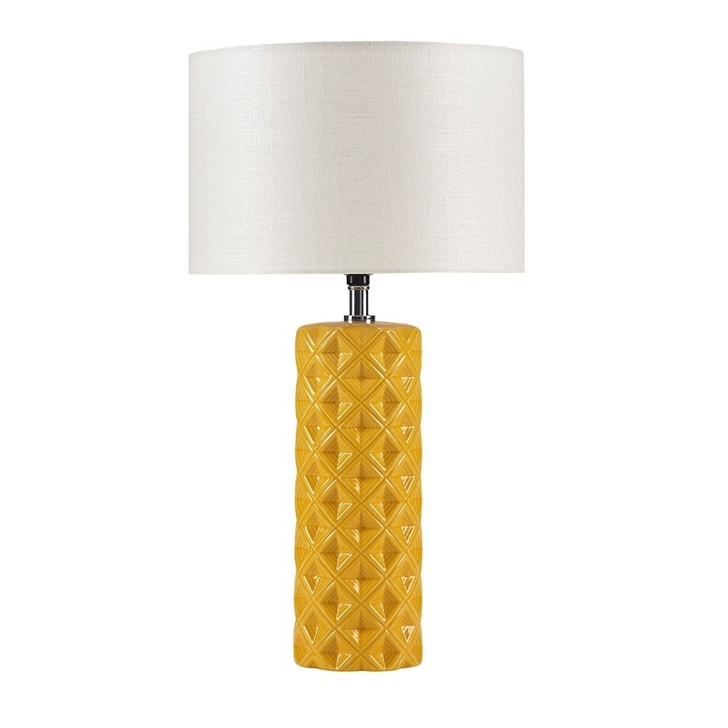 Gracie Mills Clarke Modern Geometry Ceramic Table Lamp - GRACE-14413 Image 1