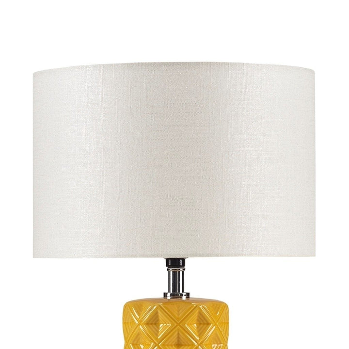 Gracie Mills Clarke Modern Geometry Ceramic Table Lamp - GRACE-14413 Image 3