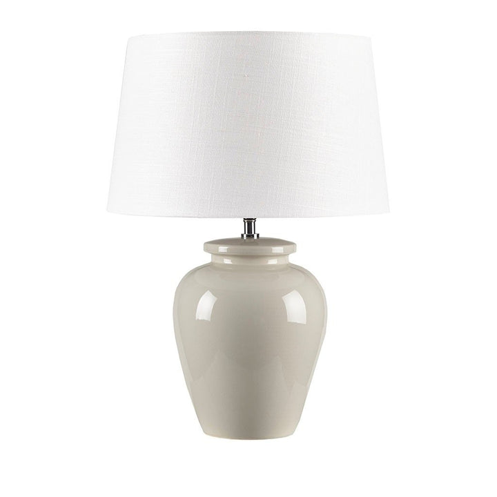 Gracie Mills Lizeth Round Ceramic Base Table Lamp - GRACE-14417 Image 1