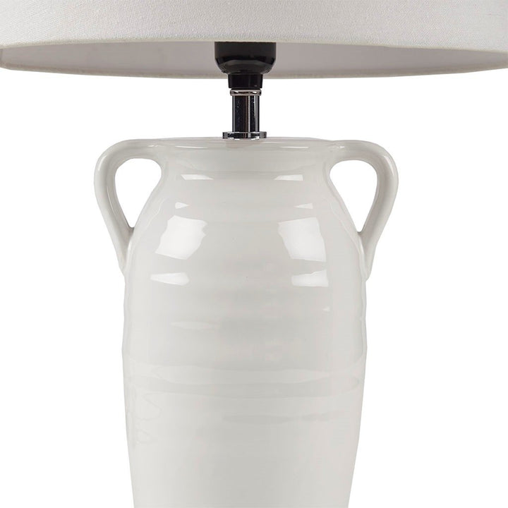 Gracie Mills Woodward Vase-Shaped Ceramic Table Lamp with Handles - GRACE-14416 Image 3