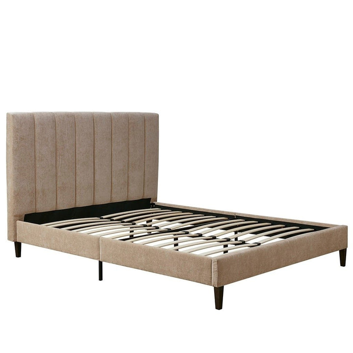 Gracie Mills Danelle Channel Tufted Upholstered Platform Bed - GRACE-14366 Image 1