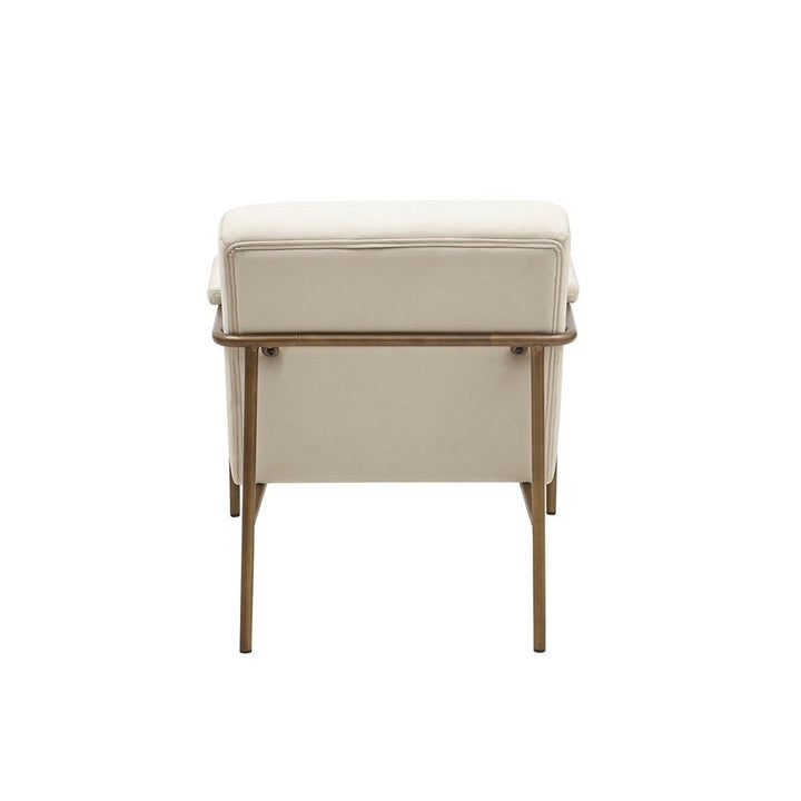 Gracie Mills Shields Contemporary Elegance Upholstered Accent Chair with Open Arms and Metal Legs - GRACE-14816 Image 3