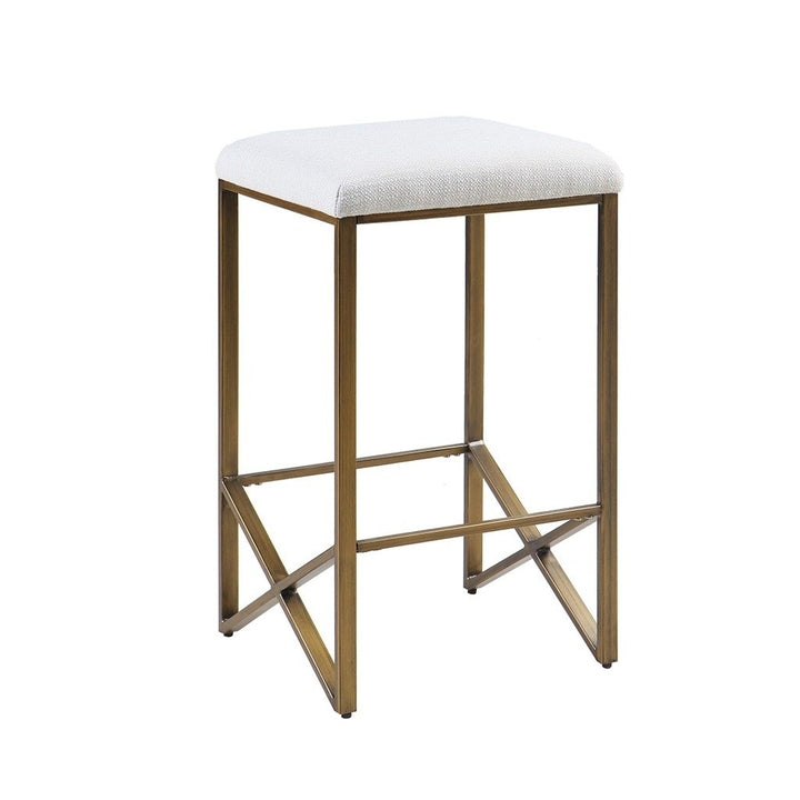 Gracie Mills Kenton Backless Upholstered 26" Counter Stool - GRACE-14951 Image 1