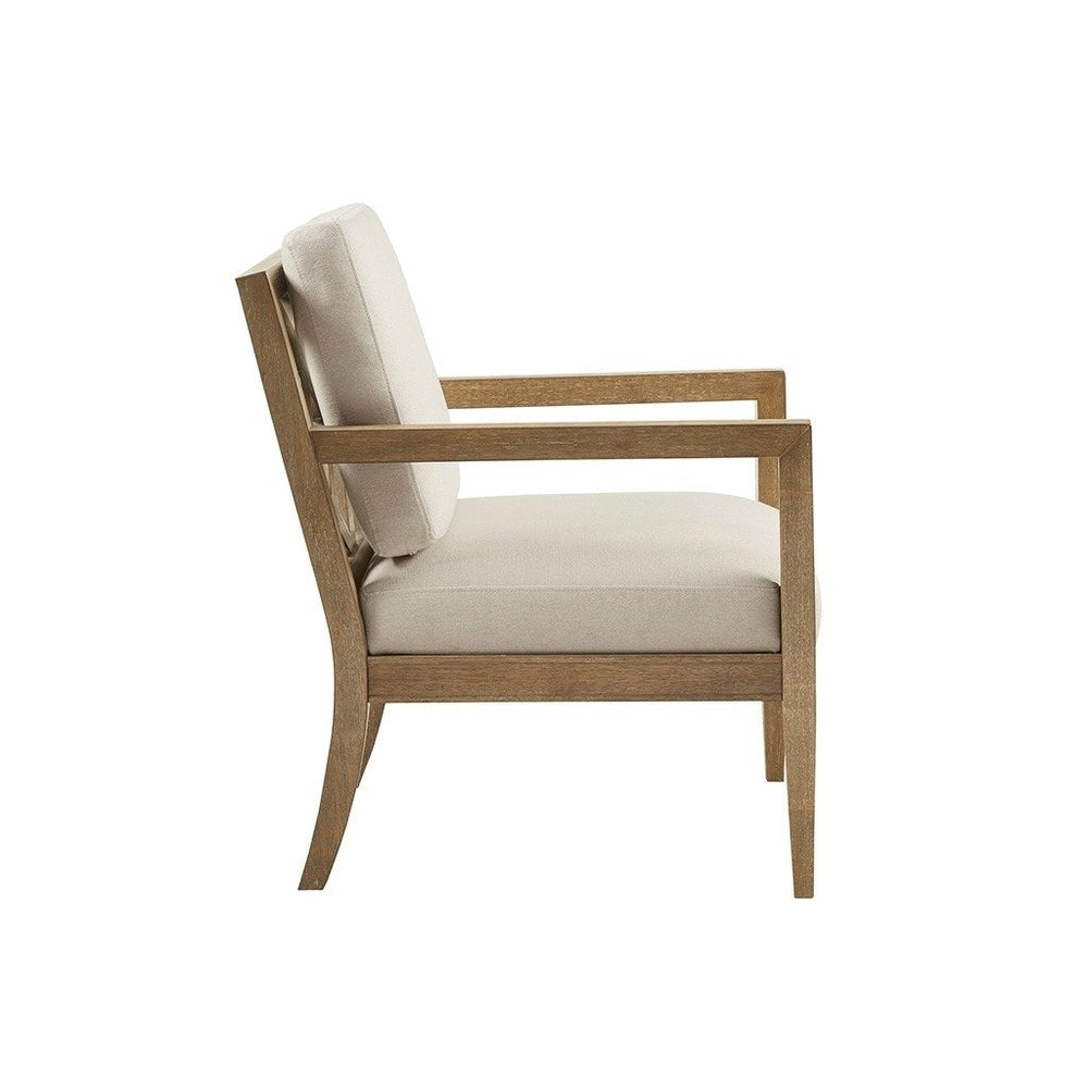 Gracie Mills Gilbert Accent Armchair Upholstered Ivory Transitional GRACE-14945 Image 2