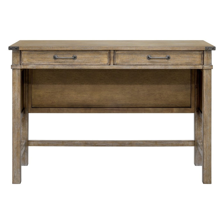 Gracie Mills Jerrell Rustic 2-Drawer Occasional Table in Natural Finish - GRACE-15023 Image 1