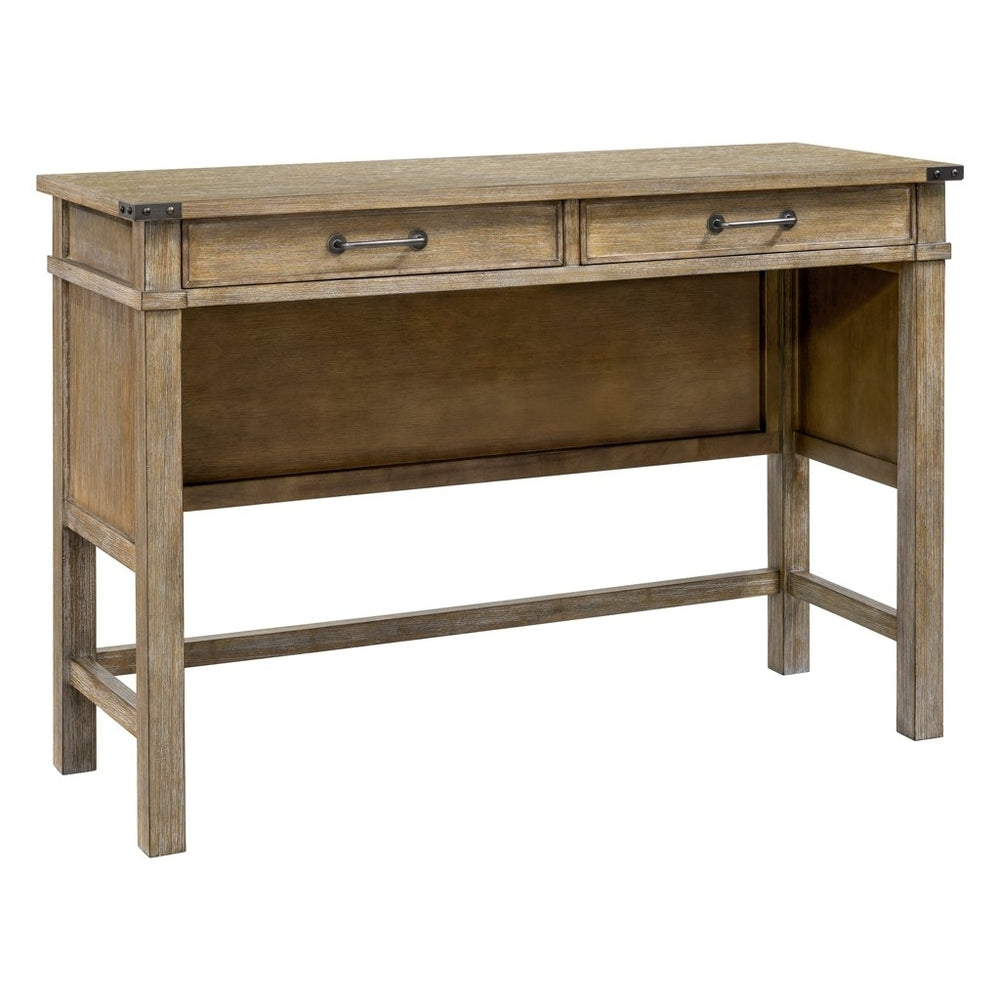 Gracie Mills Jerrell Rustic 2-Drawer Occasional Table in Natural Finish - GRACE-15023 Image 2