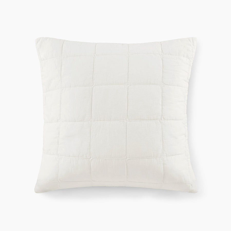 Gracie Mills Griffin Textured Grid European Pillow Sham - GRACE-15128 Image 1