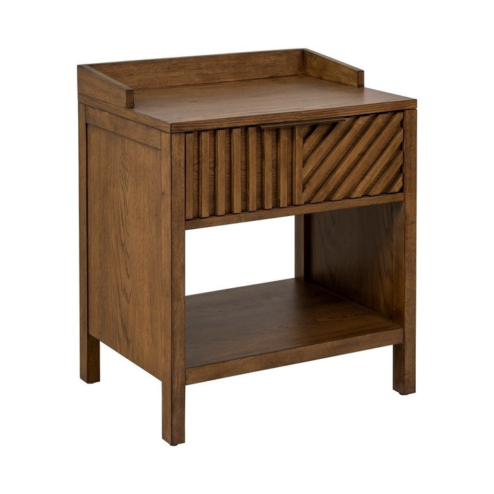 Gracie Mills Wonda Modern 1-Drawer Nightstand with Shelf" - GRACE-15258 Image 2