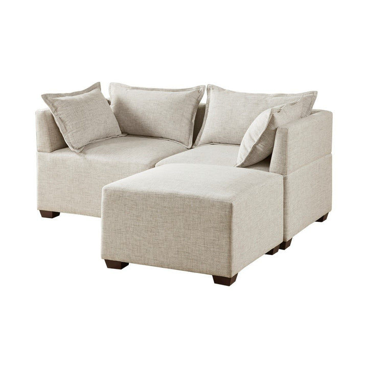 Gracie Mills Wolfe Serenity 3-Piece Modular L-Shape Sofa Ensemble - GRACE-15495 Image 4