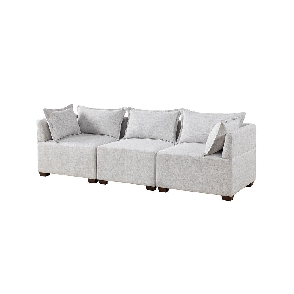 Gracie Mills Wolfe ContempoBlend 3-Piece Modular Sofa Set - GRACE-15498 Image 4