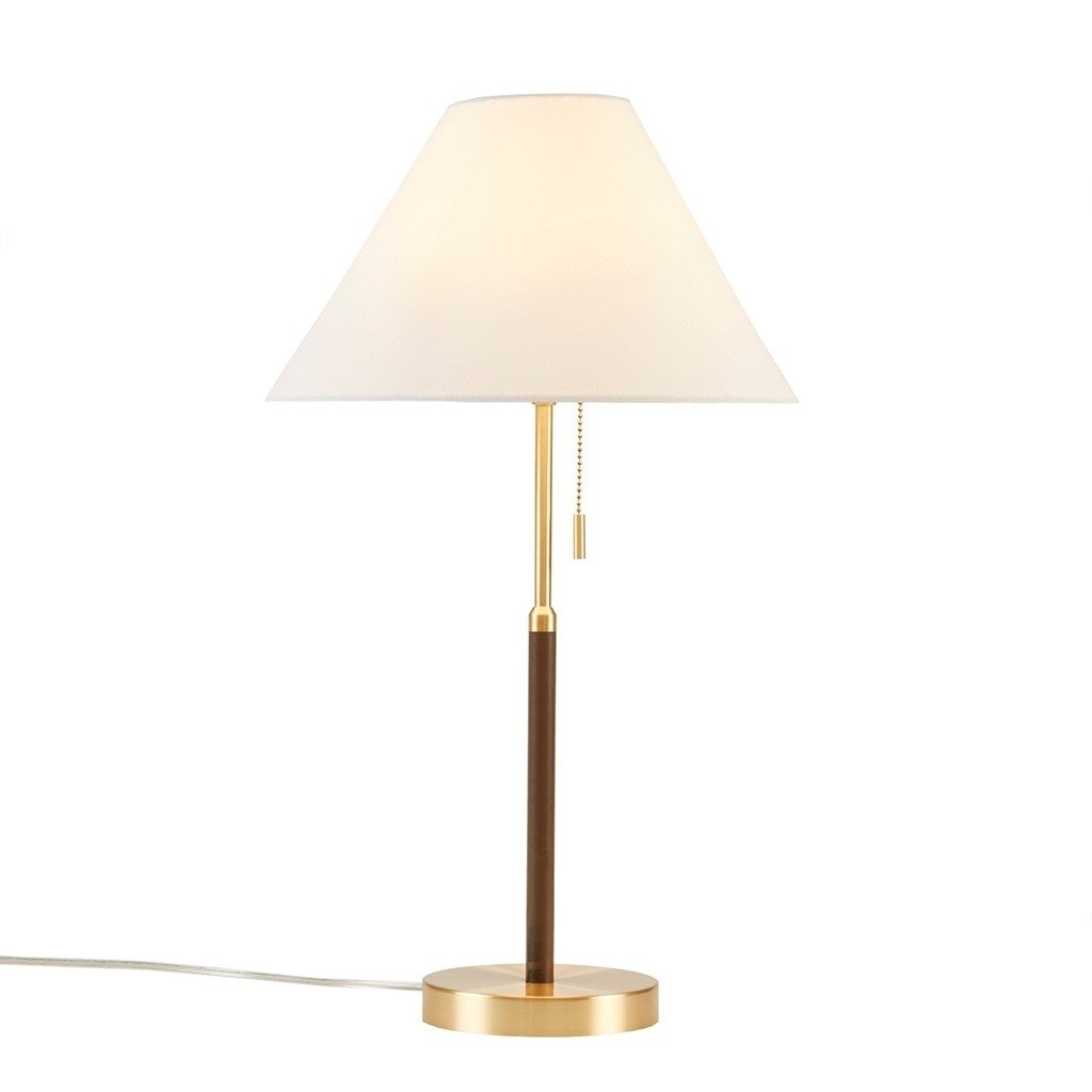 Gracie Mills Audrina Mid-Century Two-Tone Table Lamp GRACE-15392 with LED Bulb Image 2